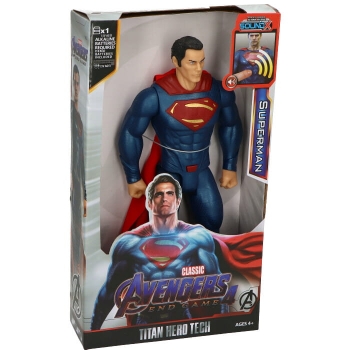 Figurka bohater z dźwiękiem 30cm superman