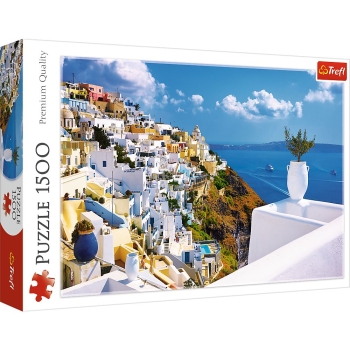 Puzzle 1500 el. Santorini Grecja