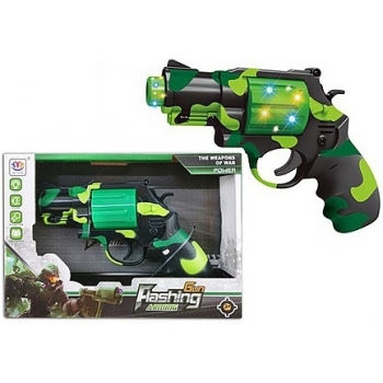 zabawka pistolet na baterie zielony