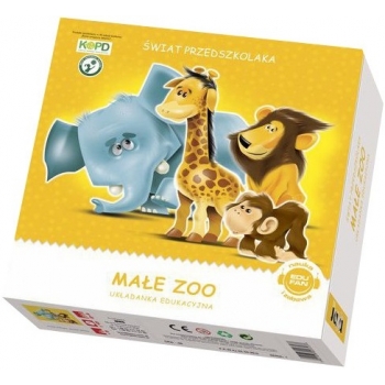 Gra układanka edukacyjna Świat Przedszkolaka zoo