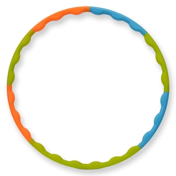 Hula Hop składane kolorowe 58cm Pegaz
