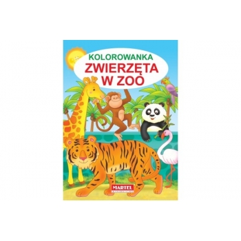 Książeczka do kolorowania zwierzęta w zoo
