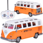 Autobus podświetlony RETRO CITY BUS na pilota RC