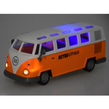Autobus podświetlony RETRO CITY BUS na pilota RC