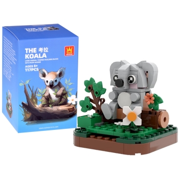 Klocki techniczne Dzikie zwierzęta lądowe 100el. koala