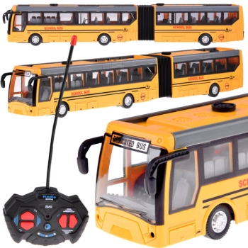 Autobus miejski szkolny przegubowy na pilota RC