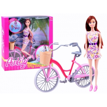 Lalka na rowerze Anlily