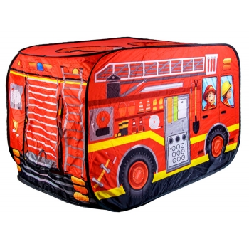 Namiot Straż pożarna - wóz strażacki + 50 kulek