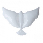 Balon gołąb biały ślubny