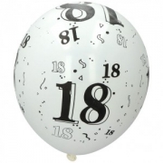 Balon lateksowy na 18 urodziny