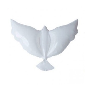 Balon gołąb biały ślubny